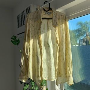 silk tiger print blouse